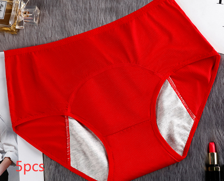 5PCS Menstrual Underwear Women Leak Proof Panties 5PCS Menstrual Underwear Women Leak Proof Panties